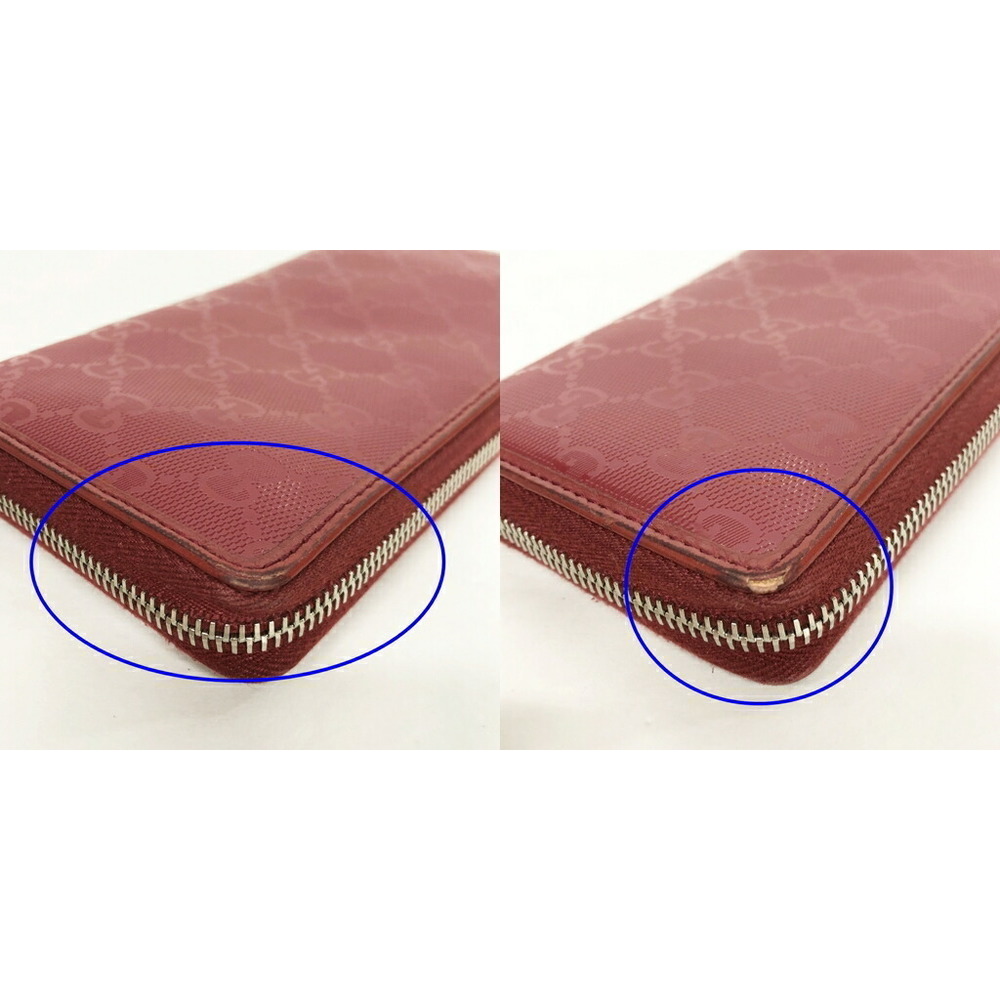 Gucci Gg Implement Zippy Wallet Wine Red - image 5